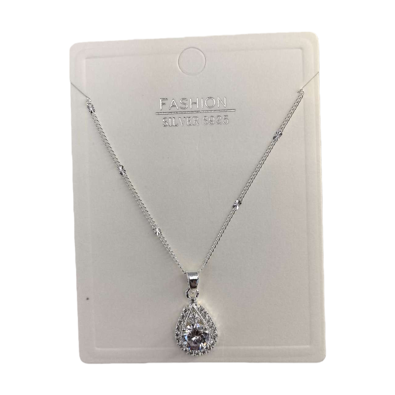 قلادة من الفضة هي عبارة عن 925 فضة Specification image
