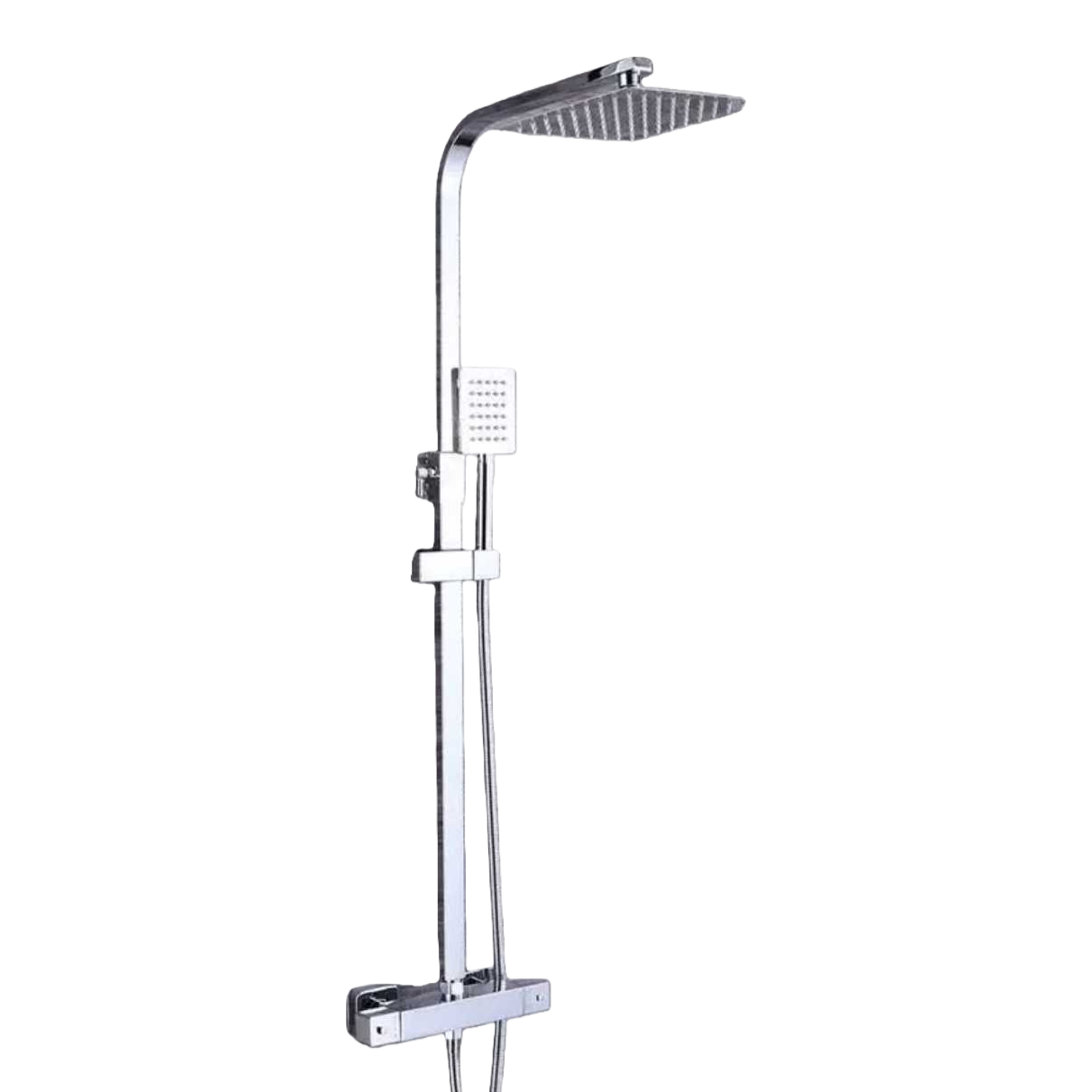 Modern bathroom shower device, shower head system, all-copper constant-temperature three-function handheld top spray Item Picture