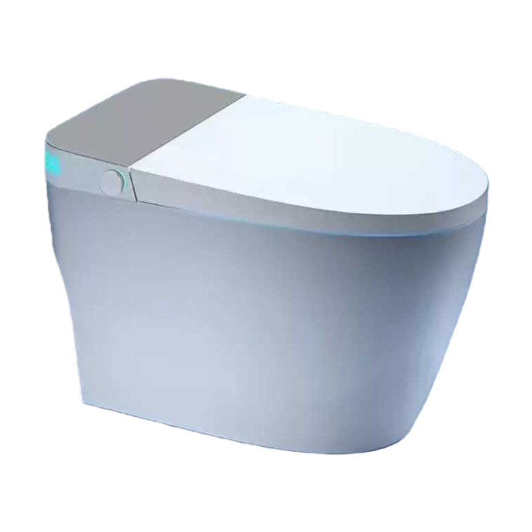 The fully automatic flushing seat of the smart toilet is heated, sterilized, deodorized, silent and water-saving Item Picture