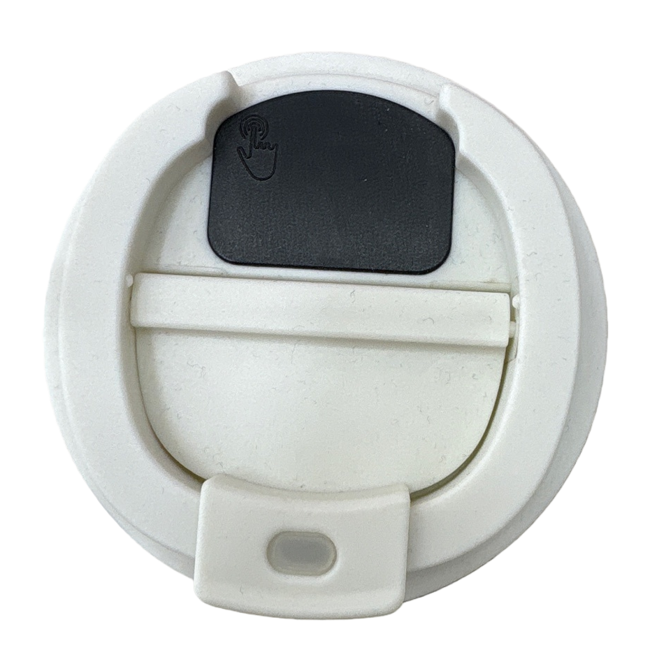The white plastic lid is a universal leak-proof and sealed lid that is compatible with various water cups Item Picture