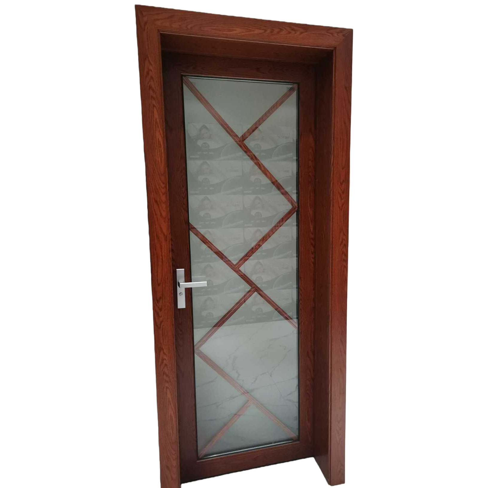 Solid wood composite door for indoor bedrooms, 40mm thick, silent, environmentally friendly and paint-free door Item Picture