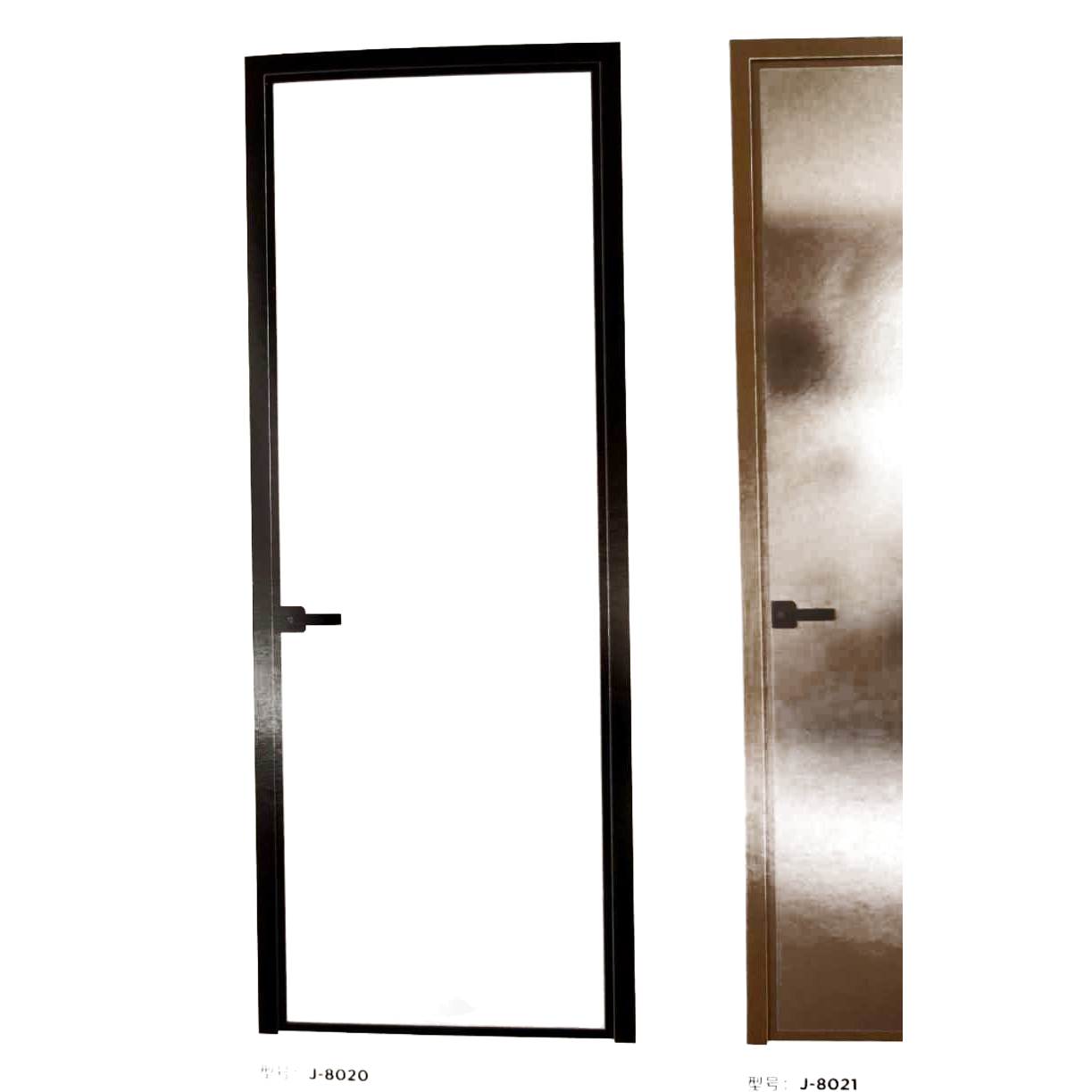 Tempered glass doors, indoor sliding doors, partition doors, explosion-proof, silent and durable Item Picture