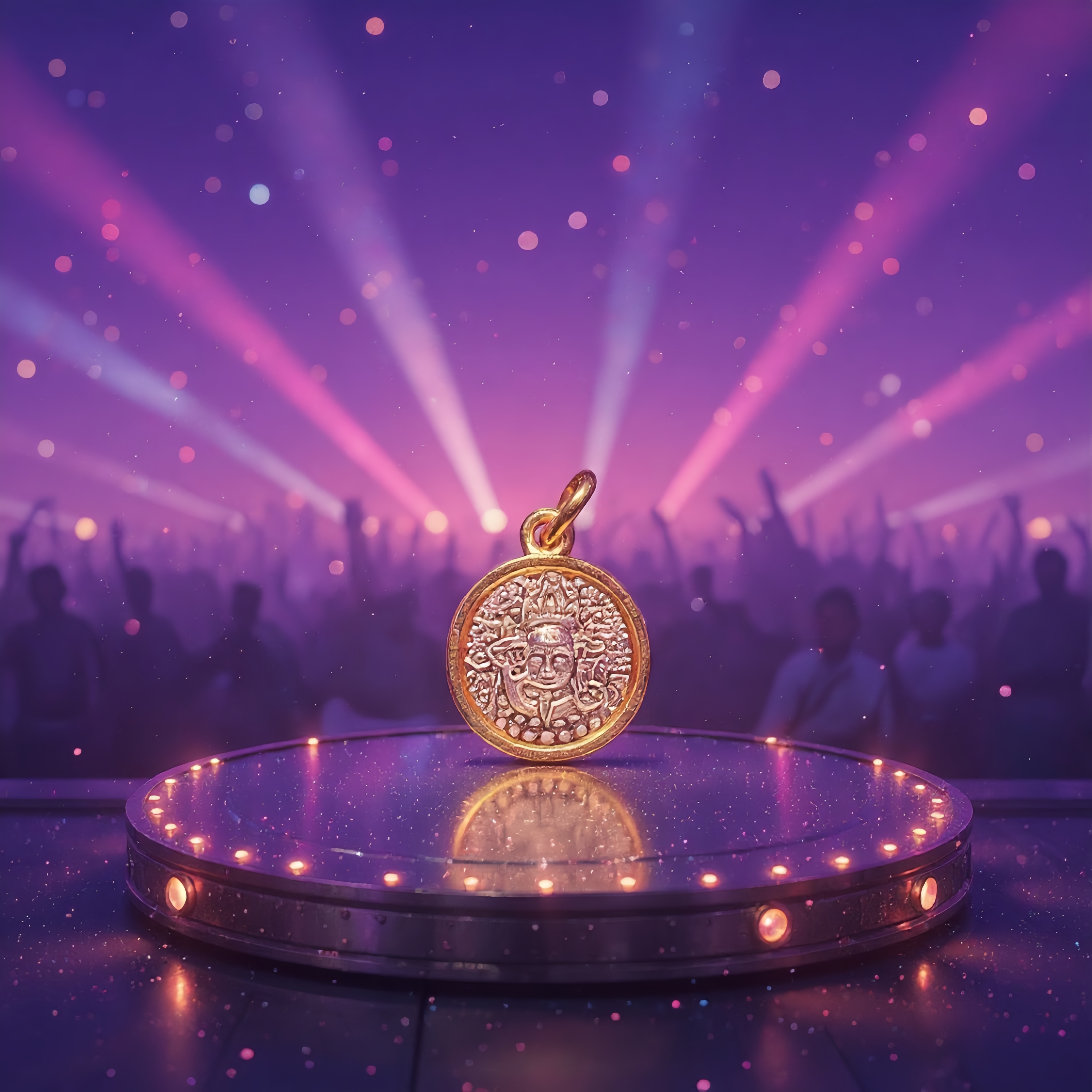 Fashionable and simple pendant accessory with hollowed-out design, versatile necklace accessory Specification image