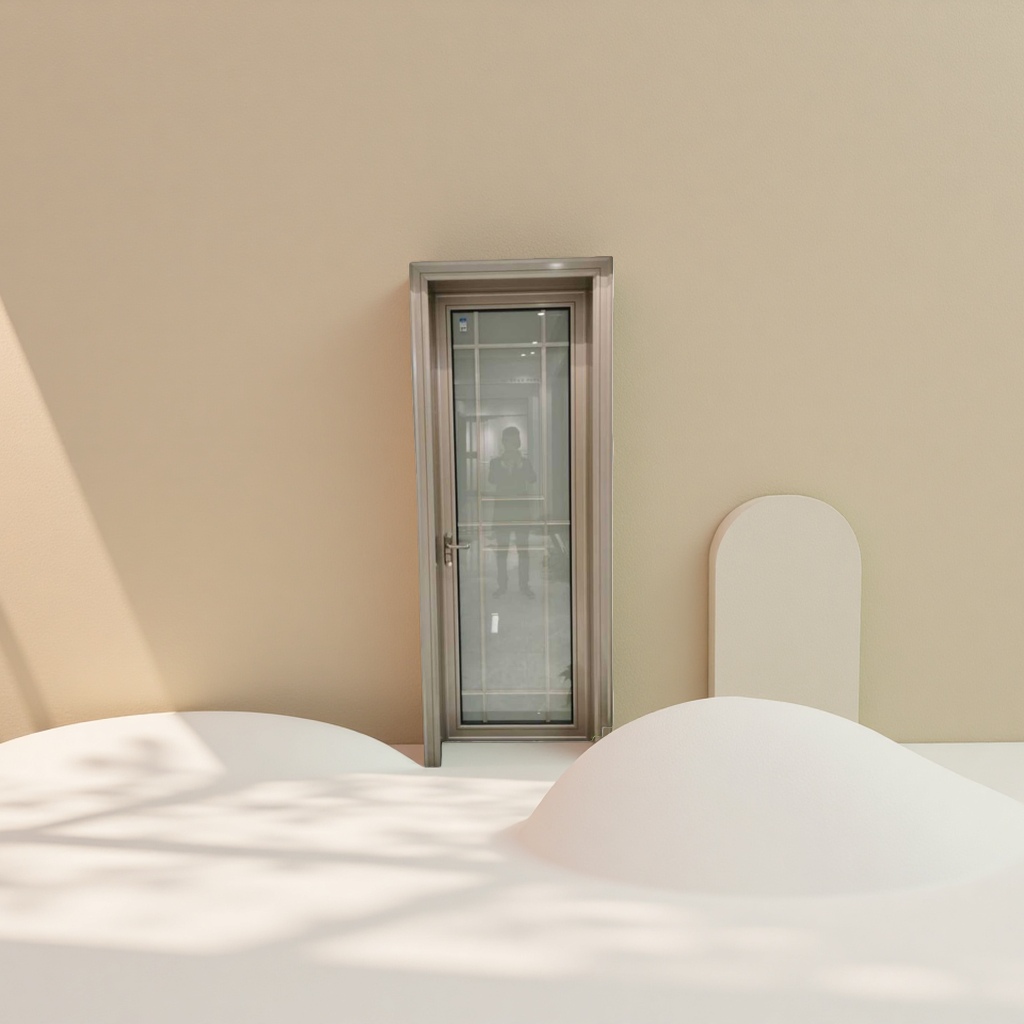 Tempered glass door, indoor partition, sliding door, balcony entrance door, safe and quiet Application Scenario