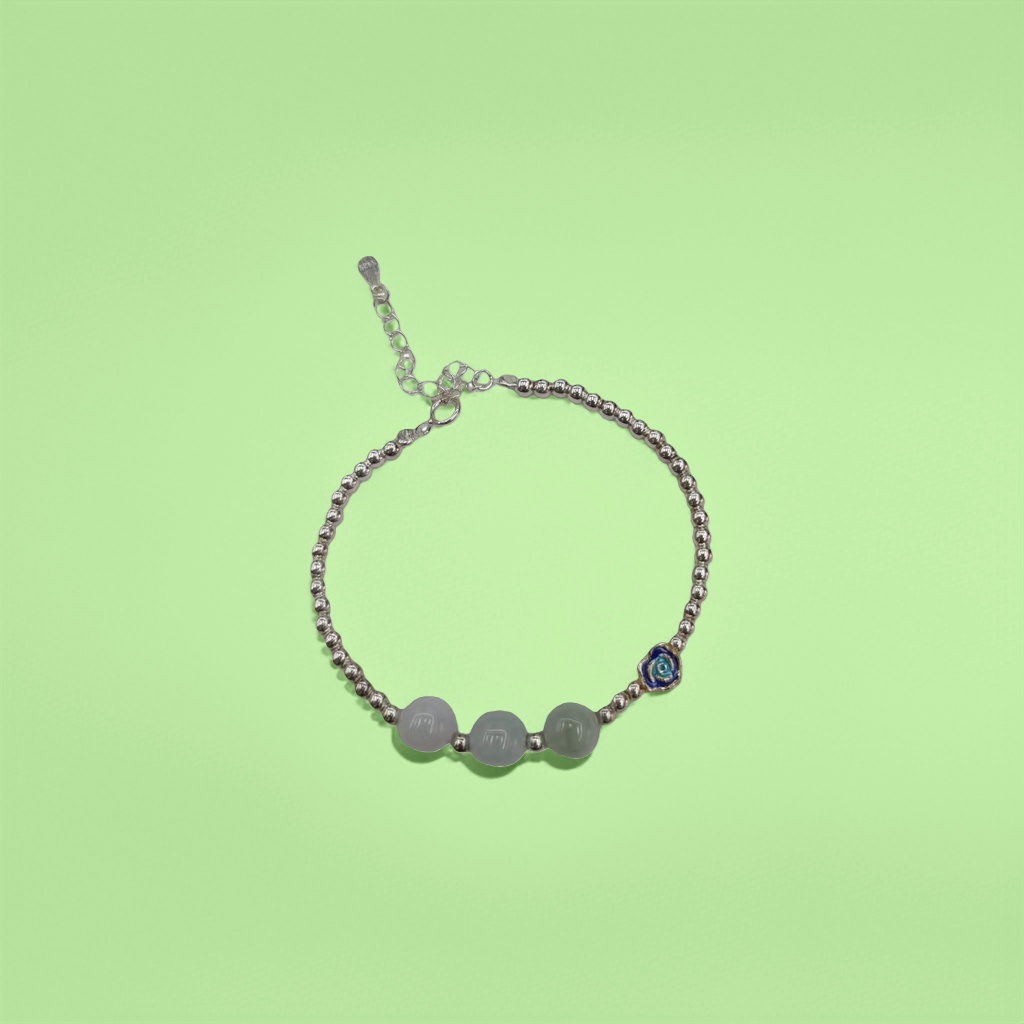 925 sterling silver bracelet for women, light luxury fine chain layering style details Picture