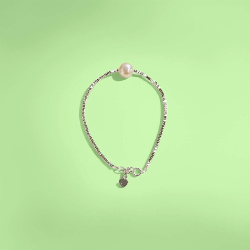 S925 Silver Pearl bracelet for Women is a simple and versatile natural freshwater pearl jewelry
