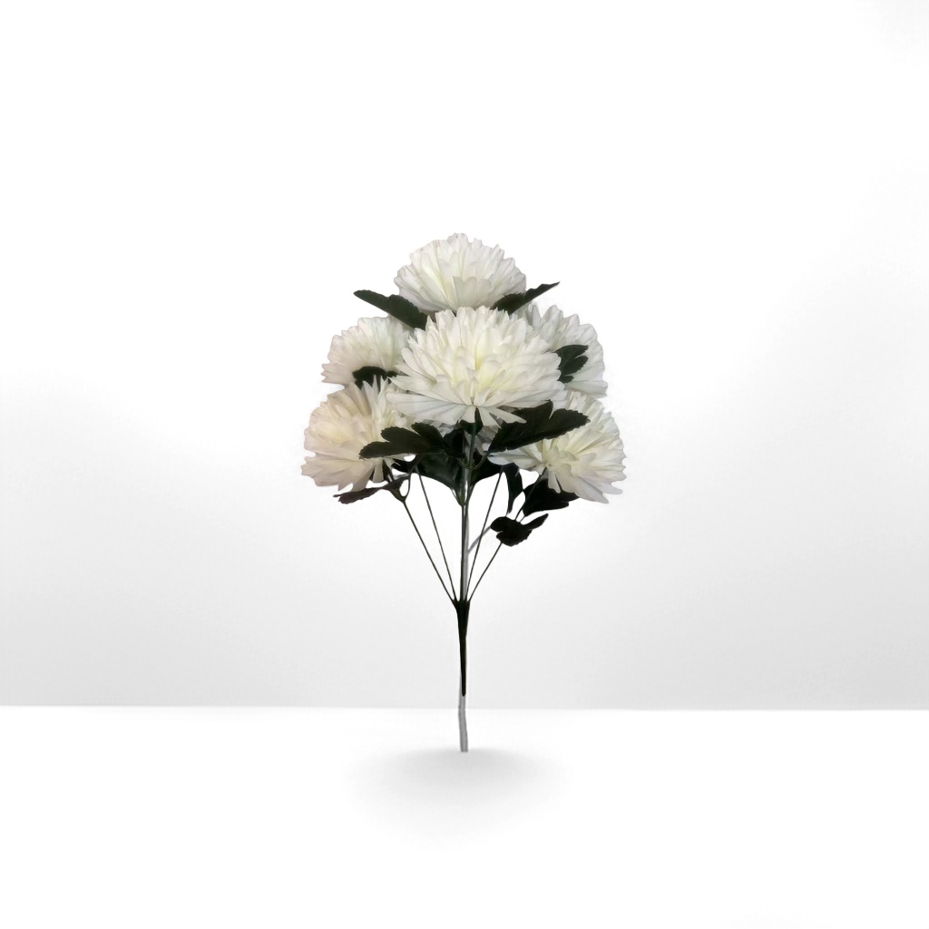 白色菊花花束 鲜花配送生日母亲节婚礼装饰用