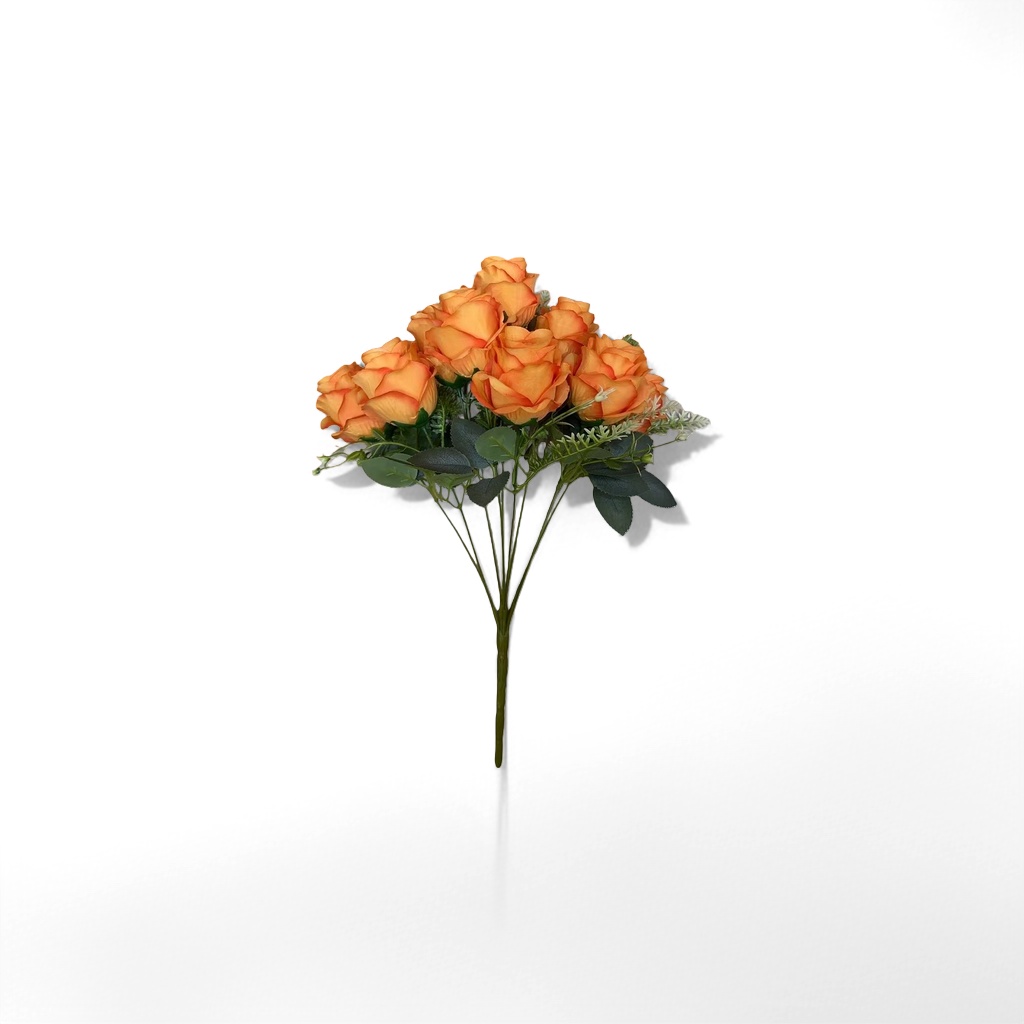 橙色玫瑰花束鲜花配送生日情人节求婚浪漫礼物