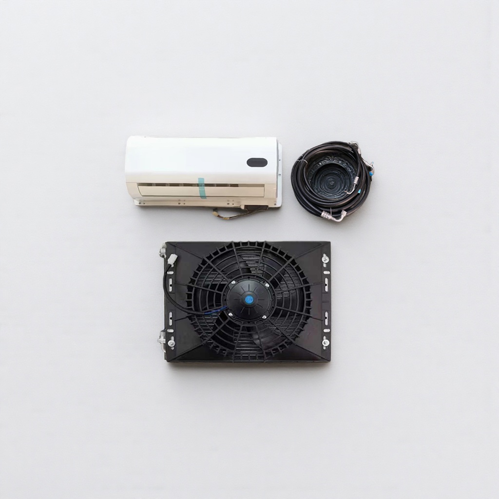 12V cooling hidden indoor and outdoor units suitable for RV, truck and van parking air conditioners Specification image