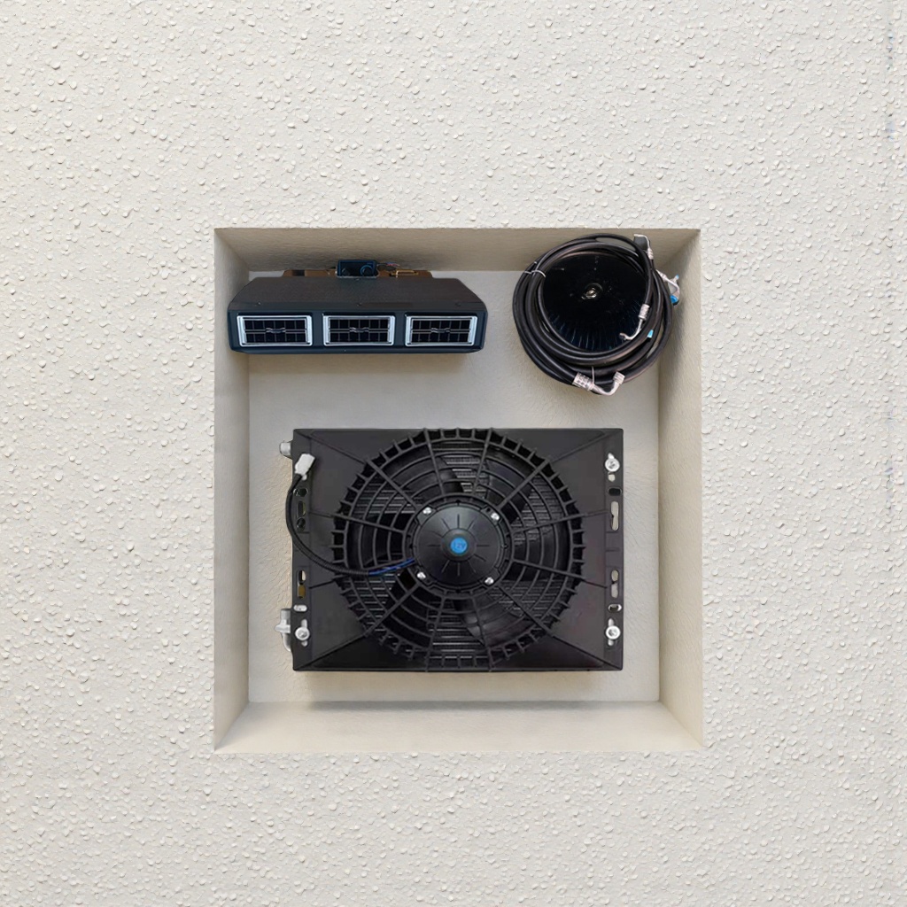 适用于房车卡车货车驻车空调 12V 制冷 隐藏款 内外机