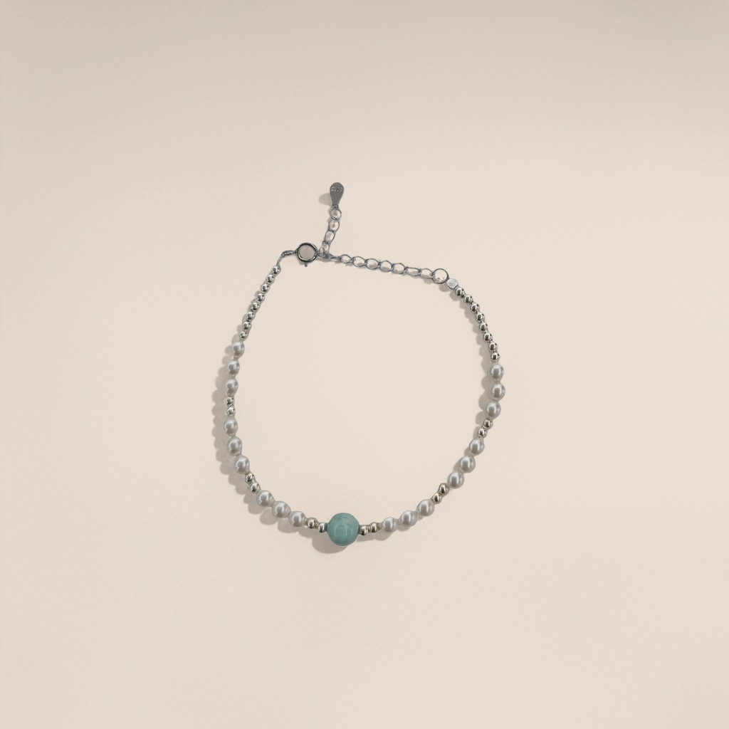 Natural freshwater pearl bracelet for women, a light and luxurious daily outfit, 18cm