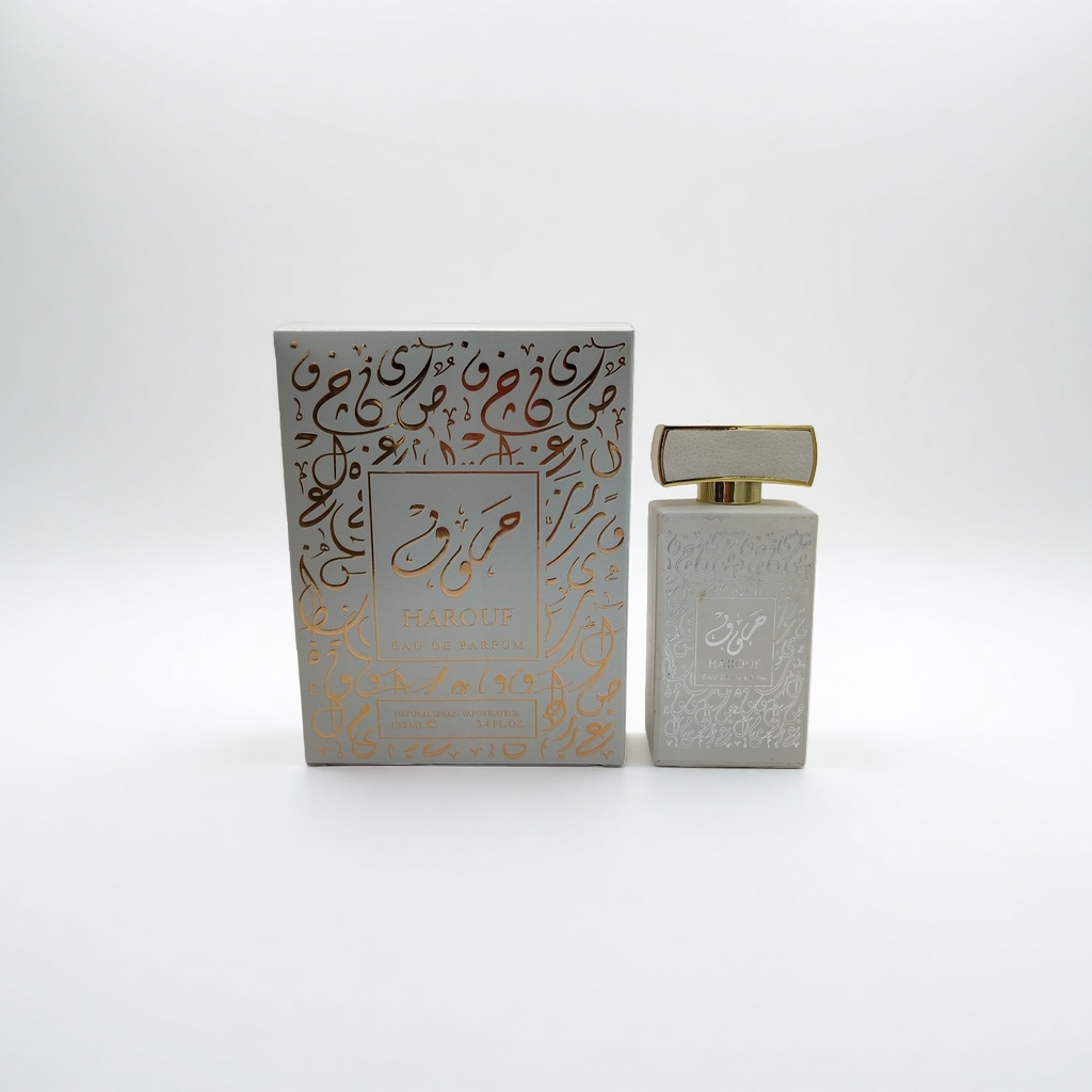 Harouf botella de perfume y caja botella vacía de perfume caja de regalo botella de spray de vidrio transparente details Picture