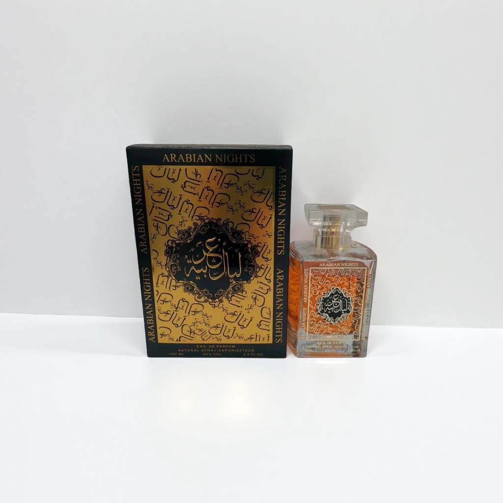 阿拉伯之夜香水 100ml 香水瓶配原装包装盒