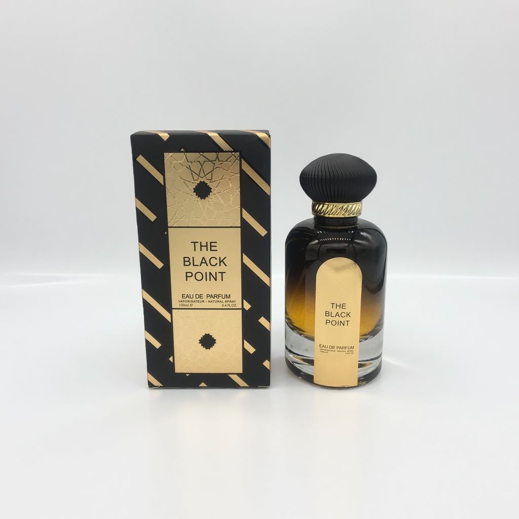 THE BLACK POINT perfume bottle and packaging box: Empty bottle gift box set, suitable for mainstream perfumes