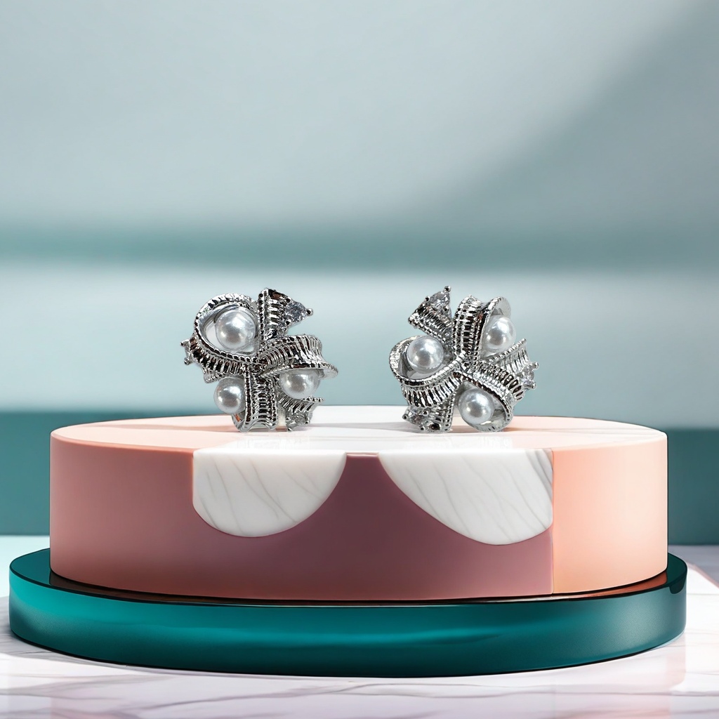 Pearl stud earrings for women are fashionable and simple. They are 18K gold-coated anti-allergy stud earrings Application Scenario