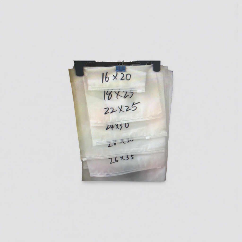 Transparent plastic bag size label self-adhesive printing blank label bag