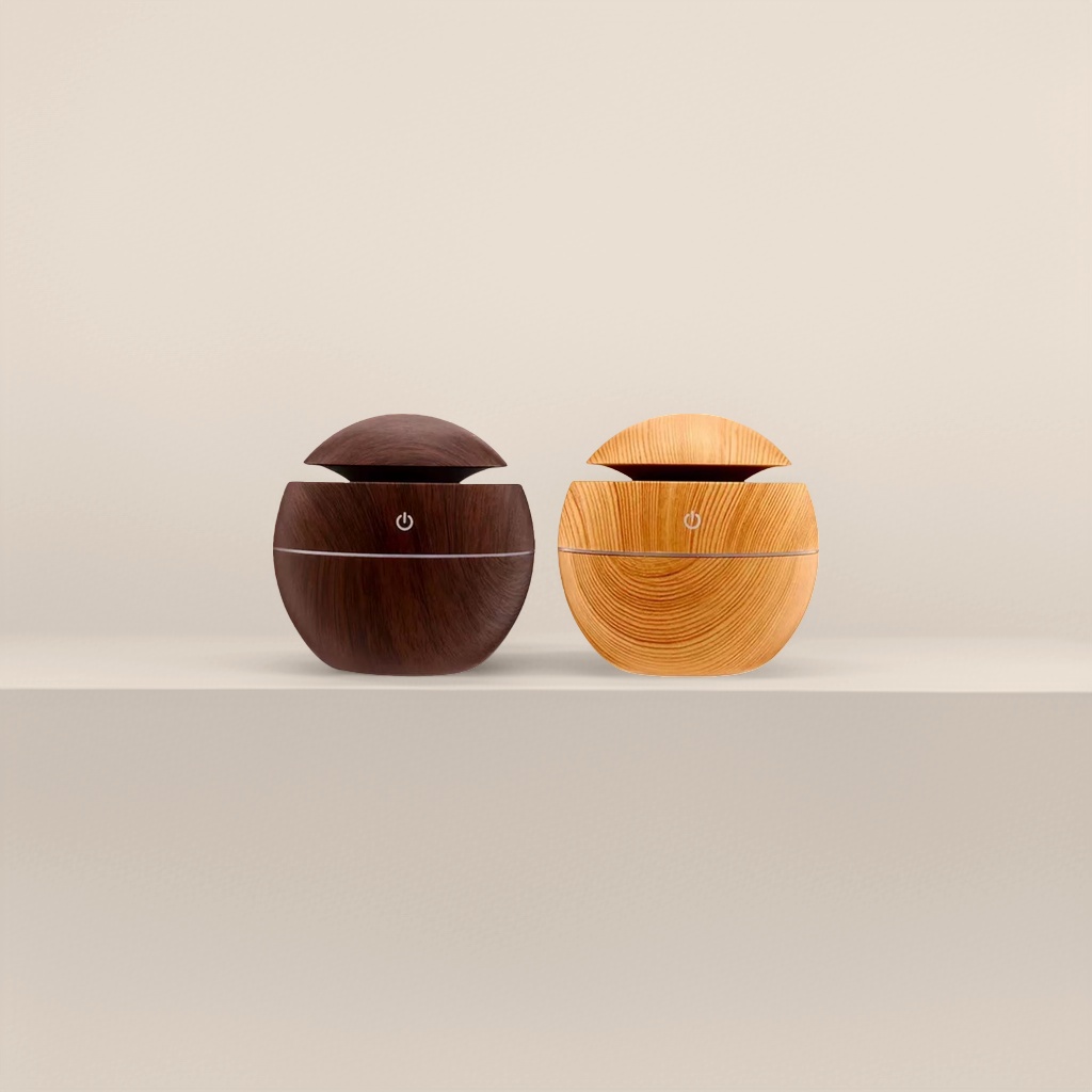 Wooden grain aroma diffuser humidification atomization silent bedroom and living room desktop decoration Application Scenario