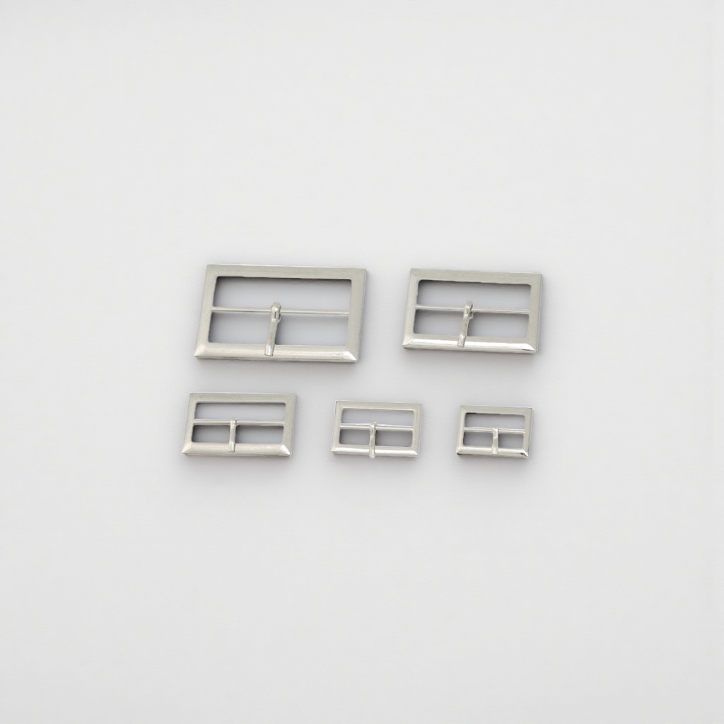Rectangular metal buckles, metal fasteners, stainless steel durable rectangular buckle accessories Specification image