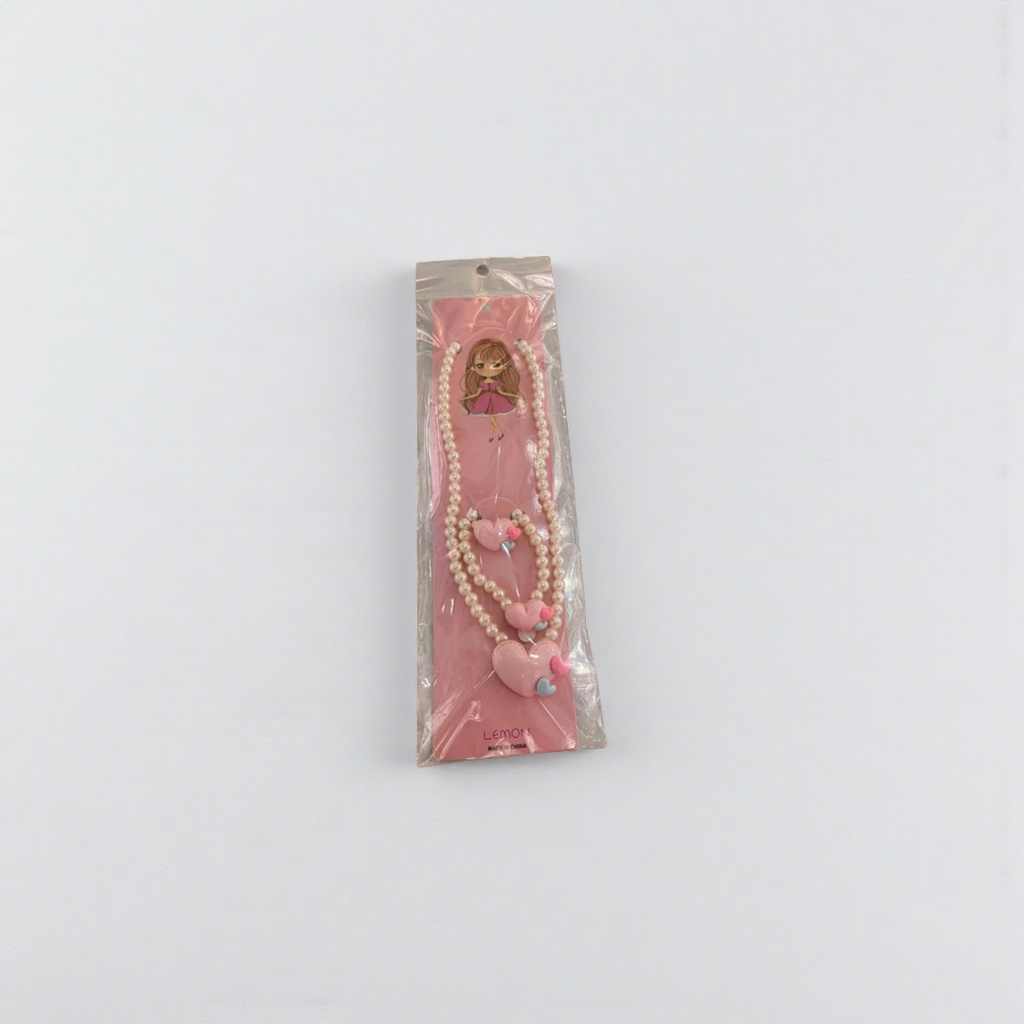 粉色珍珠项链 女士优雅百搭锁骨链 时尚轻奢饰品