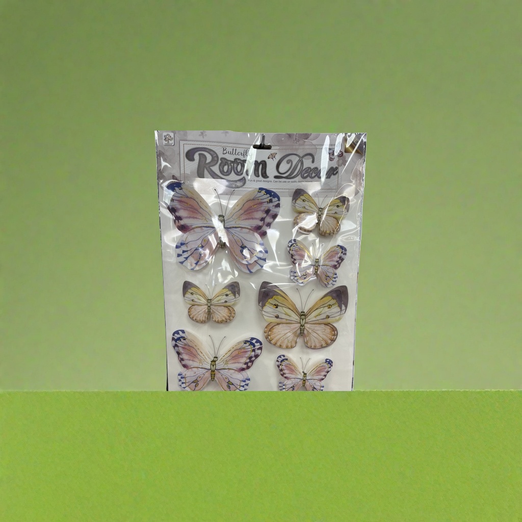蝴蝶装饰品 蝴蝶造型壁挂摆件 客厅卧室软装点缀