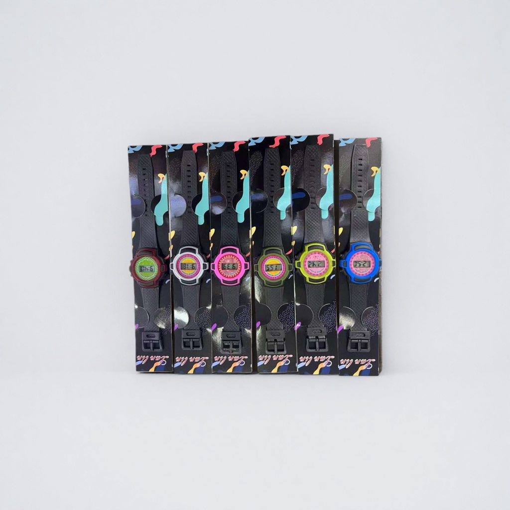 Colorful electronic watches are fashionable and trendy, suitable for both men and women, with digital display and luminous water resistance Application Scenario