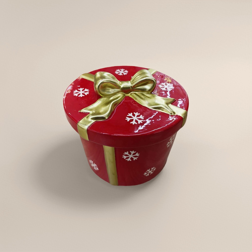 Red gift box ribbon style thickened hard Spring Festival wedding souvenir packaging box details Picture