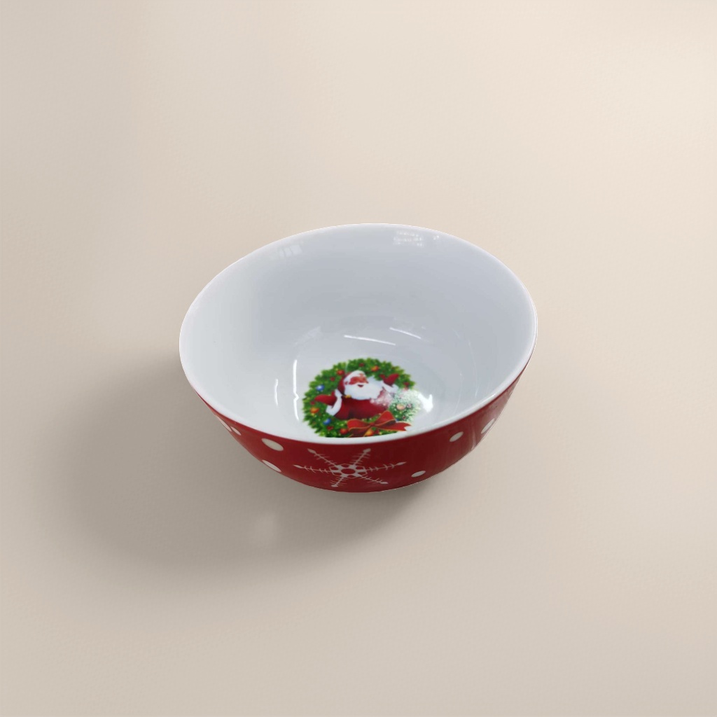 圣诞主题陶瓷碗 节日装饰家用餐具套装礼盒