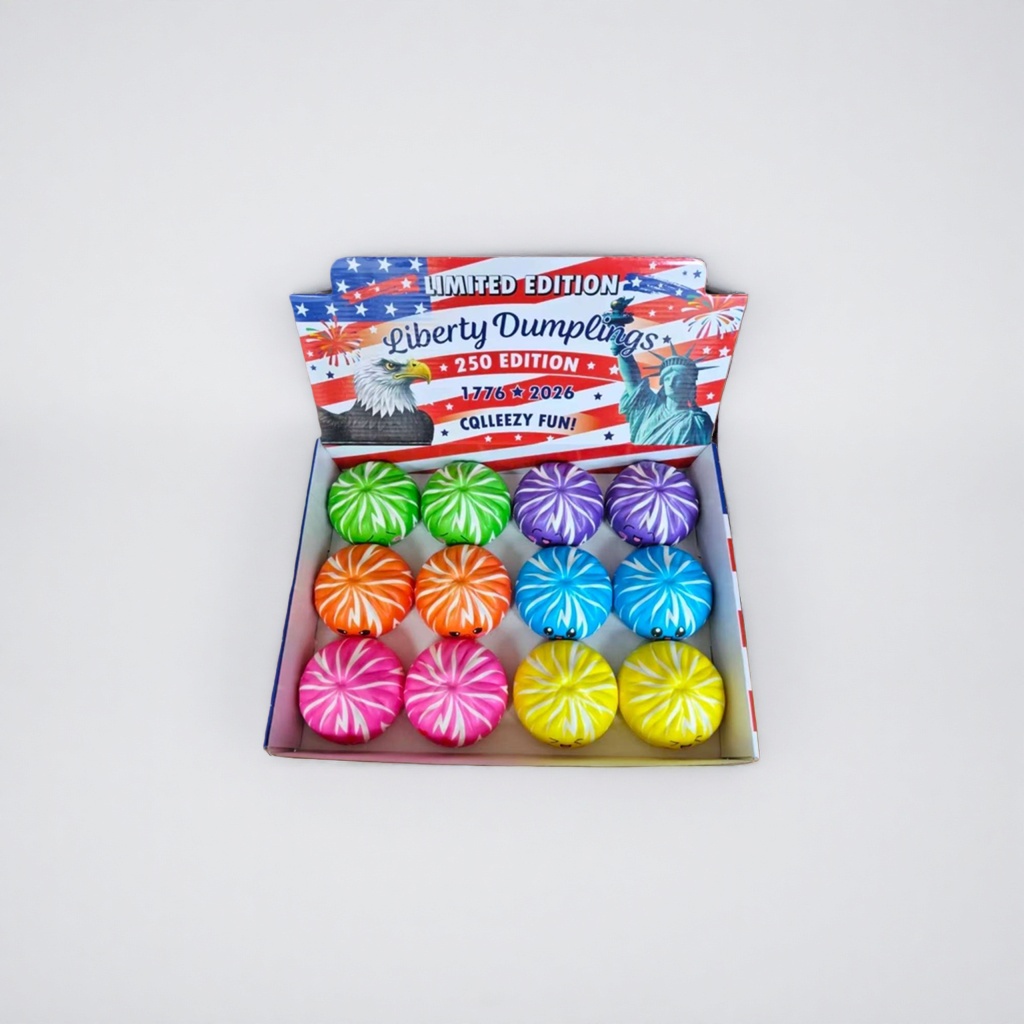 Liberty Dumplings colorful toy set children 's educational soft rubber dumpling model details Picture