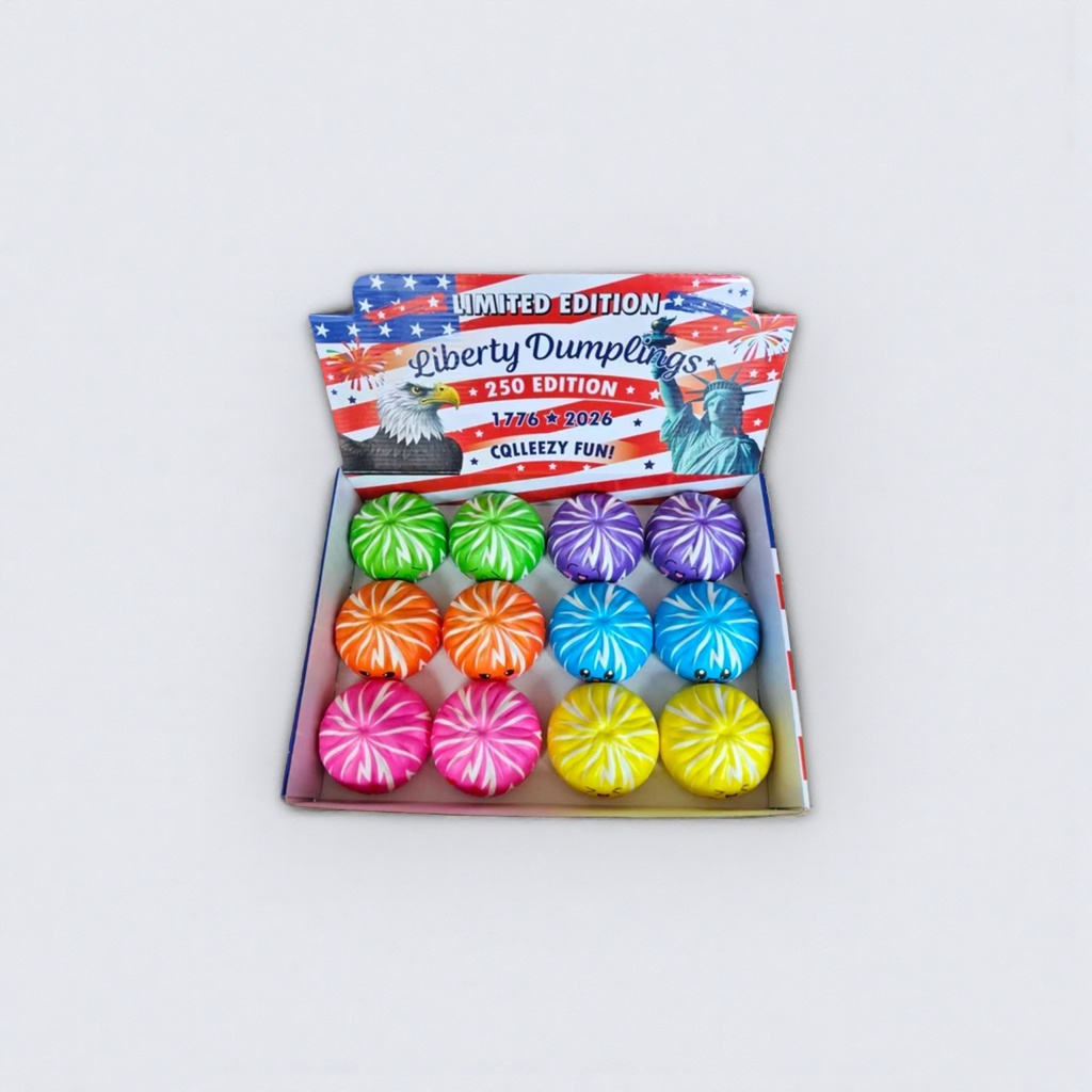 Liberty Dumplings彩色玩具套装 儿童益智软胶饺子模型