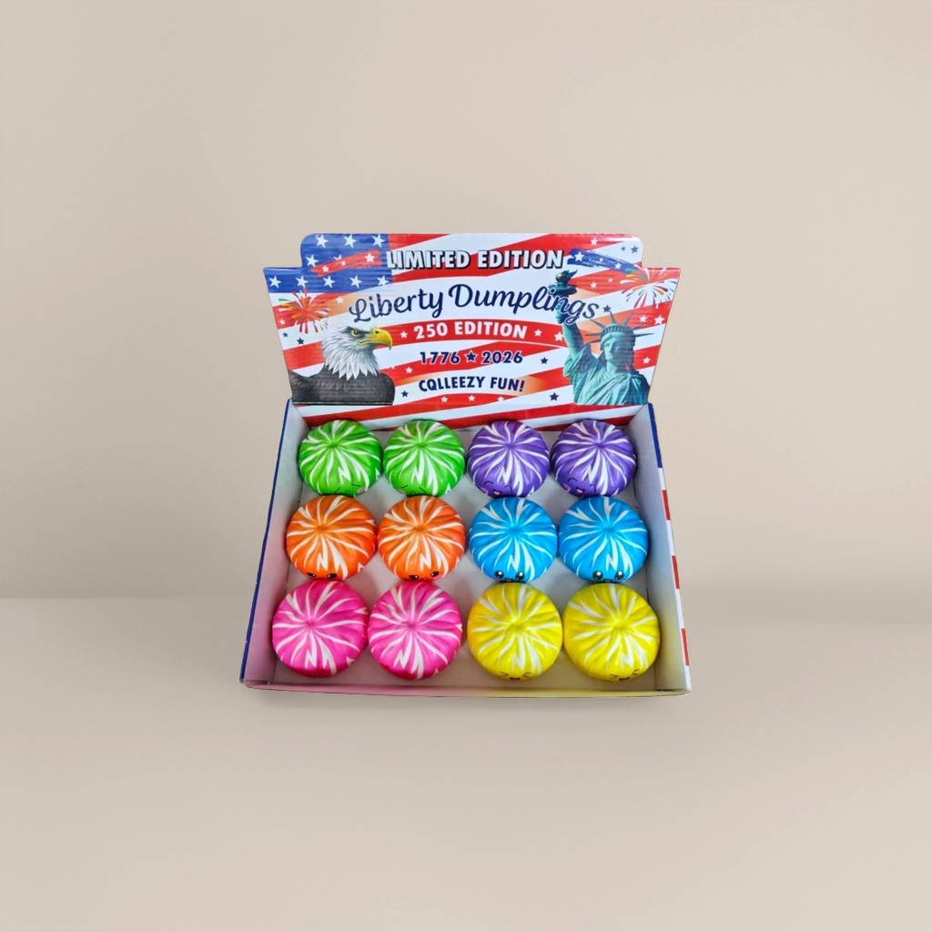 Liberty Dumplings colorful toy set children 's educational soft rubber dumpling model Specification image