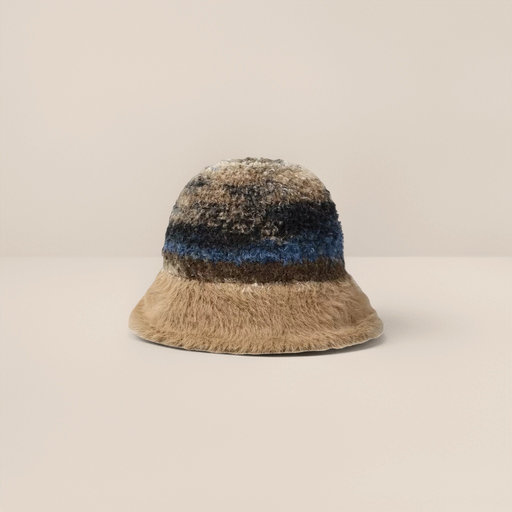 Plush warm hat, winter thickened woolen hat, unisex casual hat Specification image