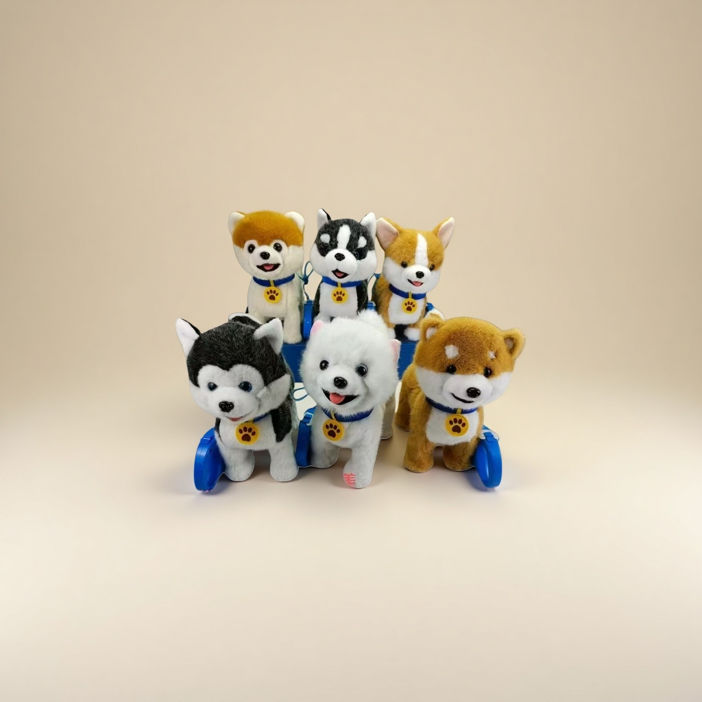 Plush toy dog-shaped cute throw pillow pet companion doll Specification image
