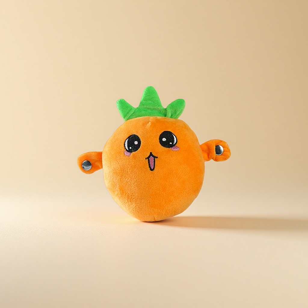 Fruit-sensing beat guitar, carrot style, children's educational toy, music enlightenment interactive instrument details Picture