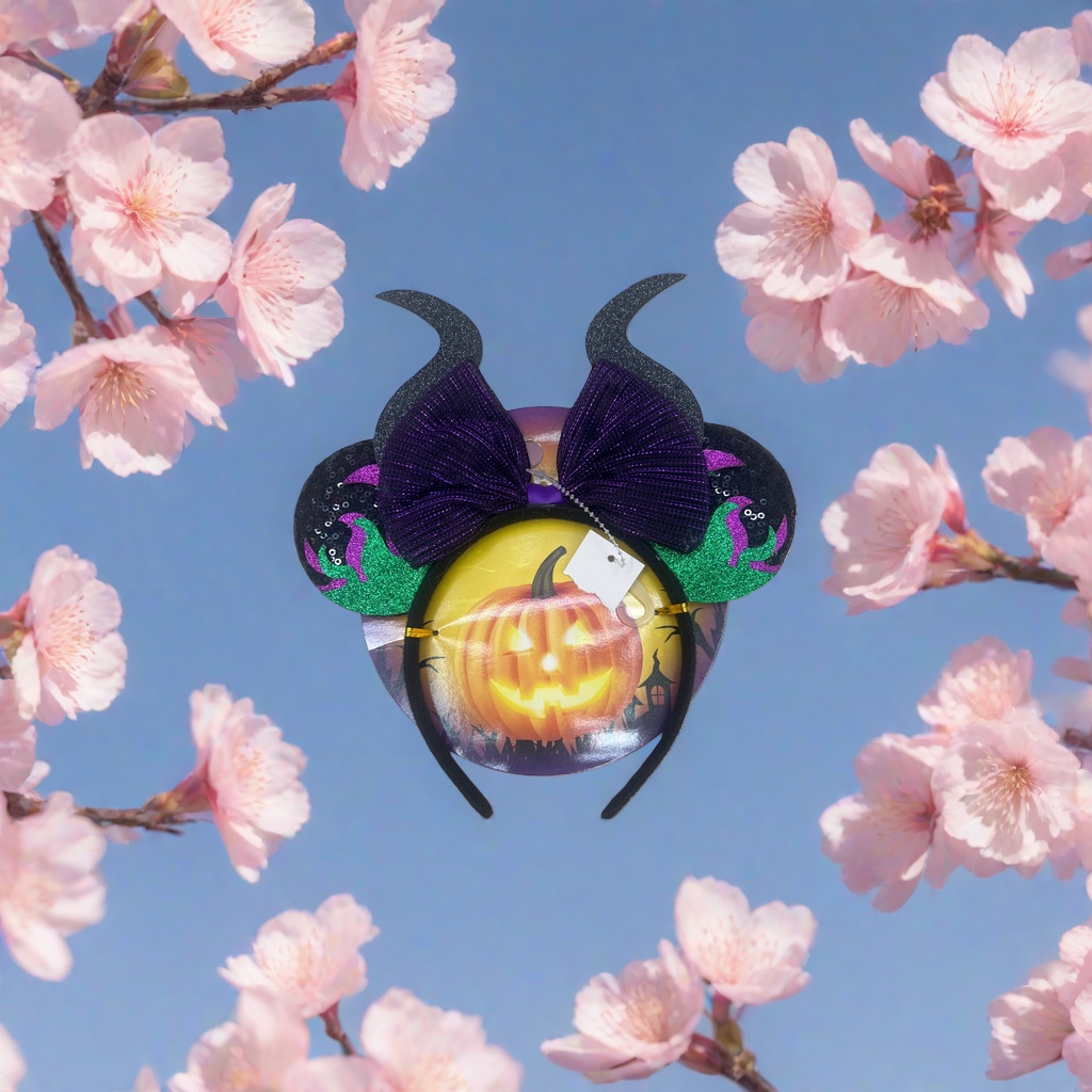 Halloween-themed headband, cartoon pumpkin and bat decoration, girls' adult party headwear Application Scenario
