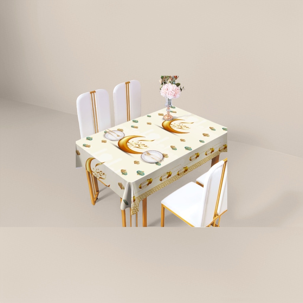 北欧风棉麻混纺餐桌布 140x200cm 防皱耐晒家用餐厅 decor