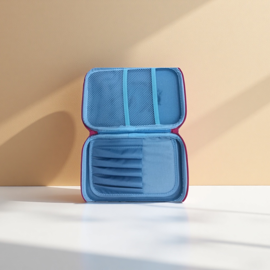 Caja de almacenamiento de plástico azul caja organizadora doméstica de gran capacidad a prueba de polvo con cubierta apilable Application Scenario