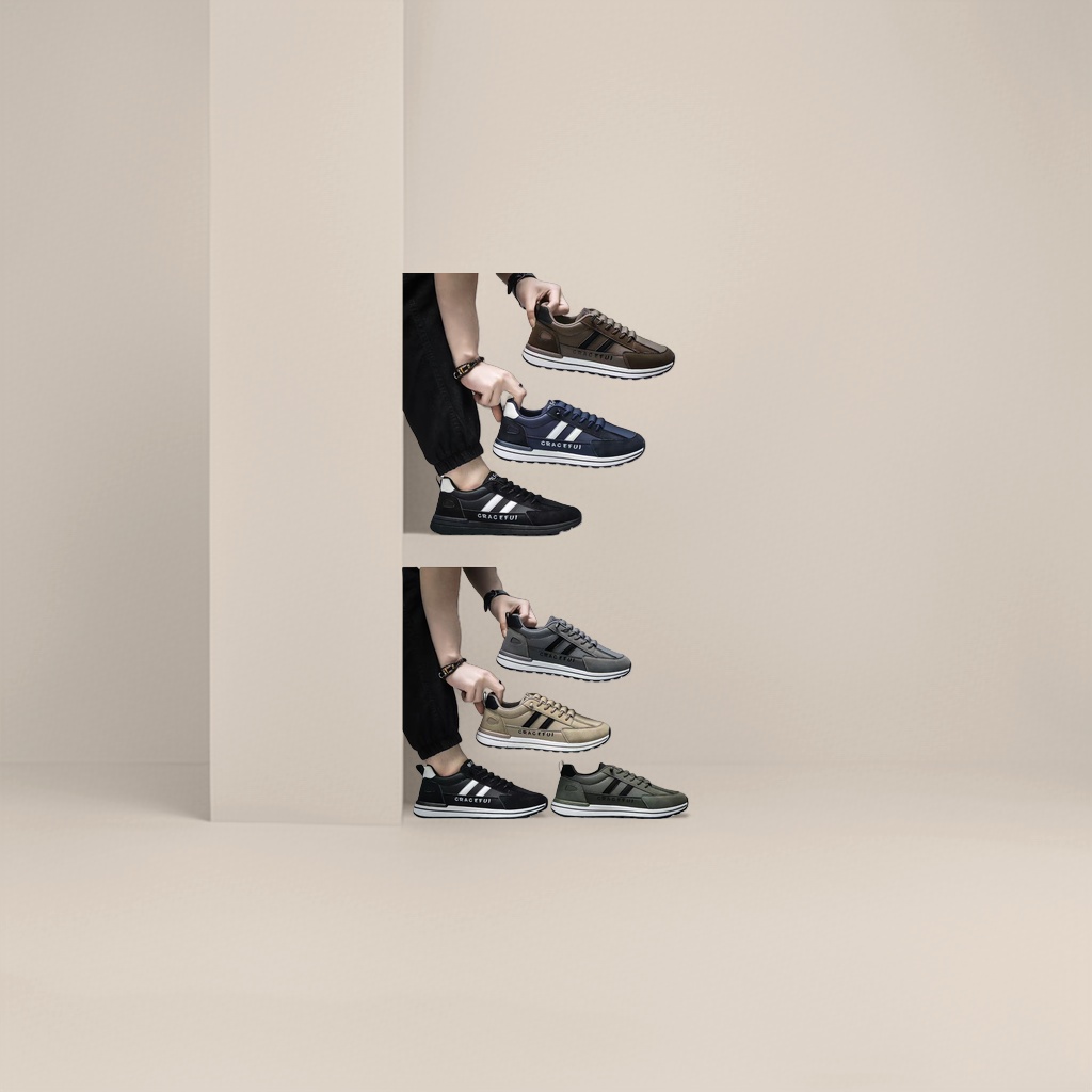 Men's sports single shoes, summer casual running shoes, men's casual sports shoes details Picture