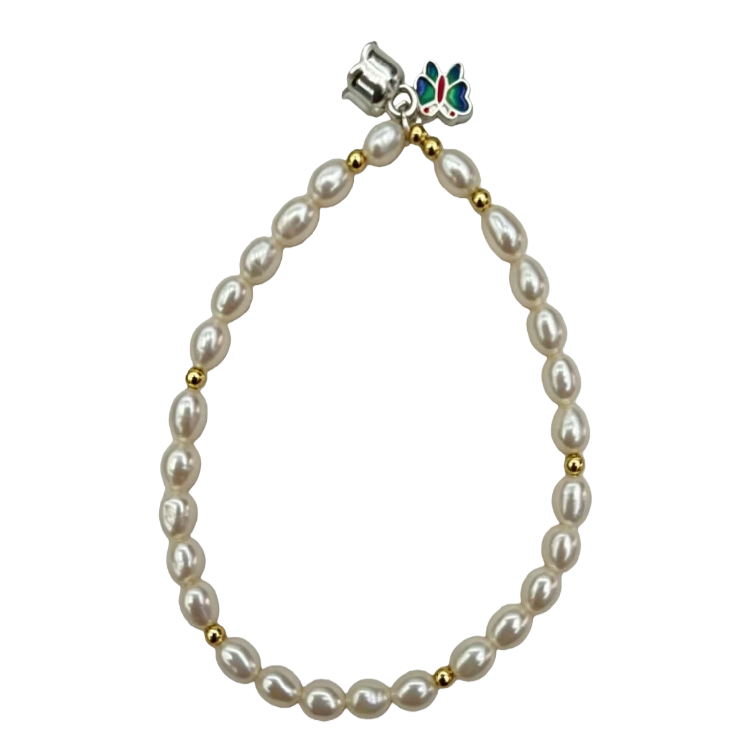 A simple and versatile natural freshwater pearl bracelet for women Item Picture