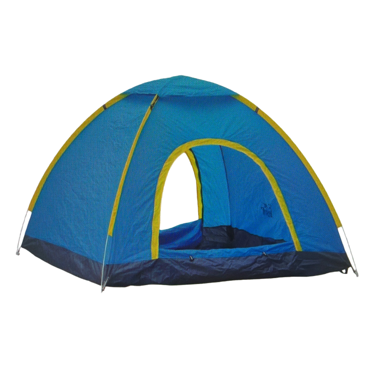 Blue outdoor waterproof tent, portable camping tent, single and double person camping equipment Item Picture