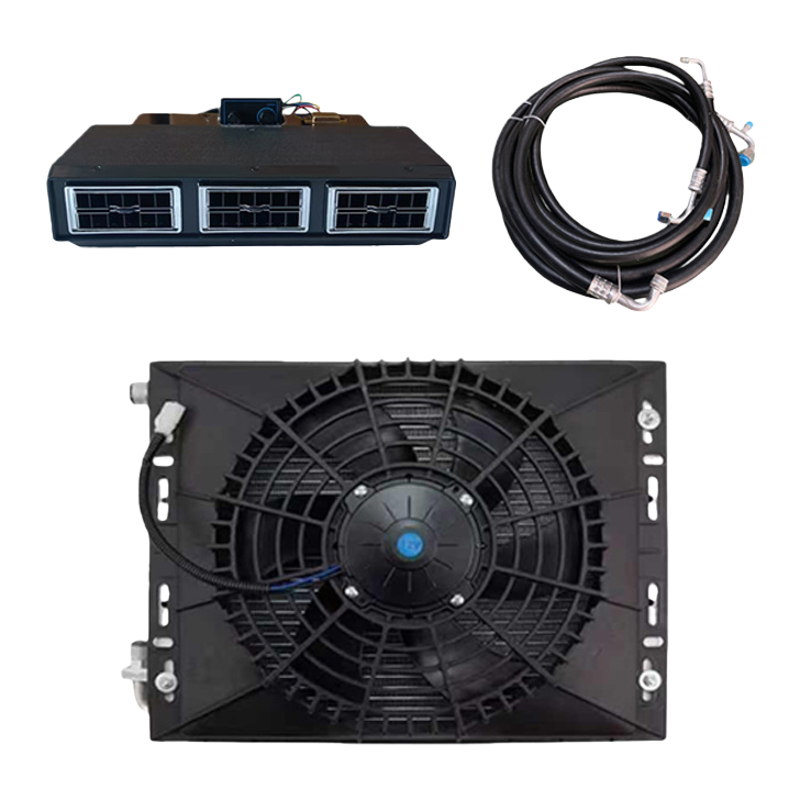 12V cooling hidden indoor and outdoor units suitable for RV, truck and van parking air conditioners Item Picture