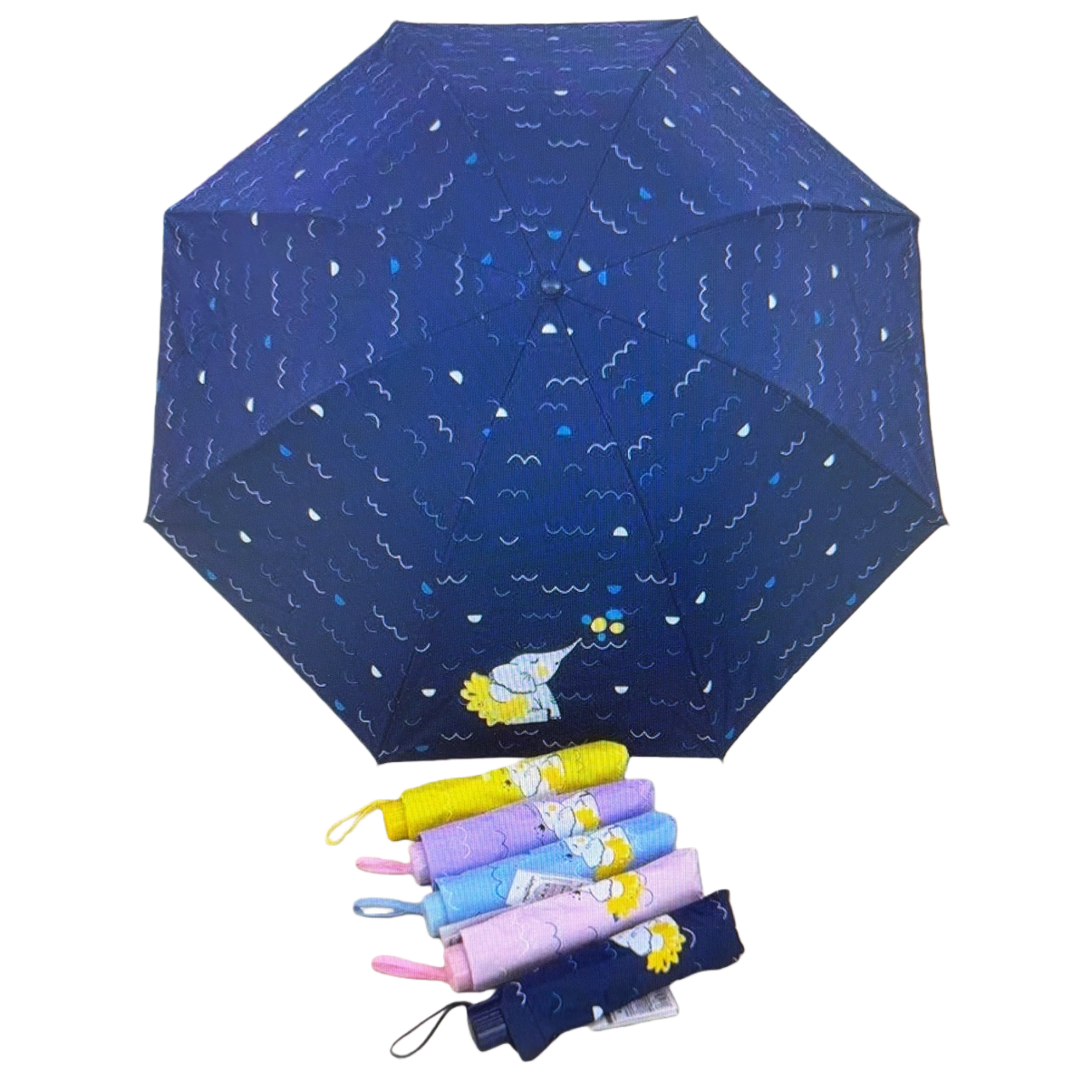 Дети с рисунком дамбо могут носить с собой парашют для загара Item Picture