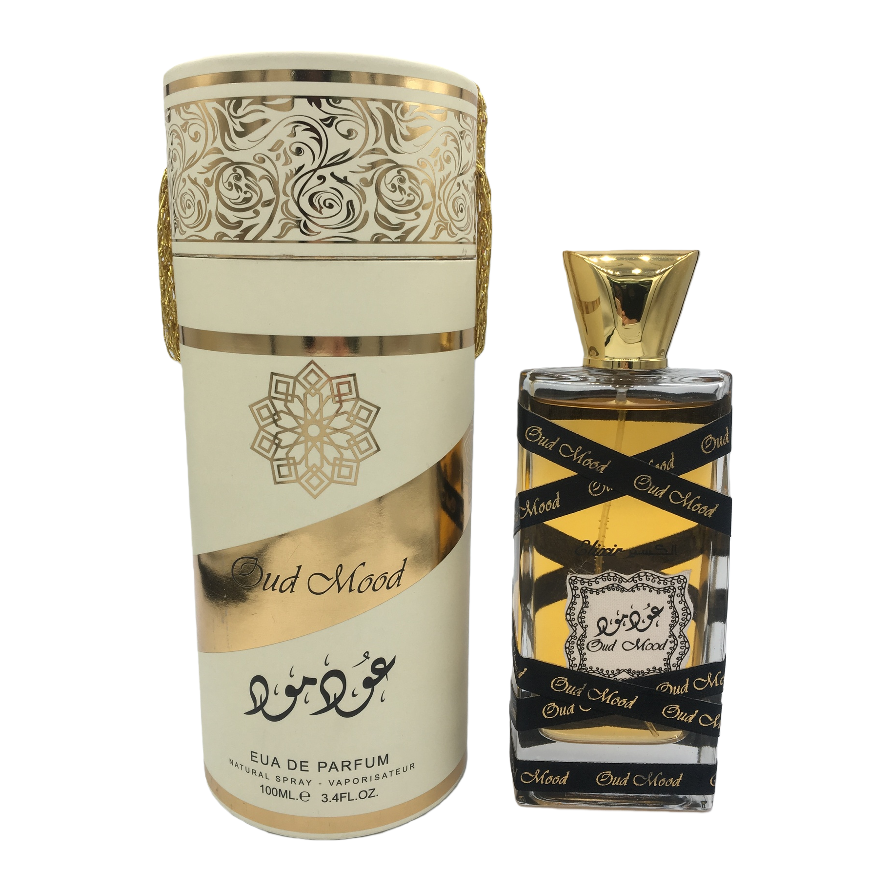 Oud Mood botella de perfume y caja caja de regalo de perfume con notas de madera diseño de alta gama Item Picture