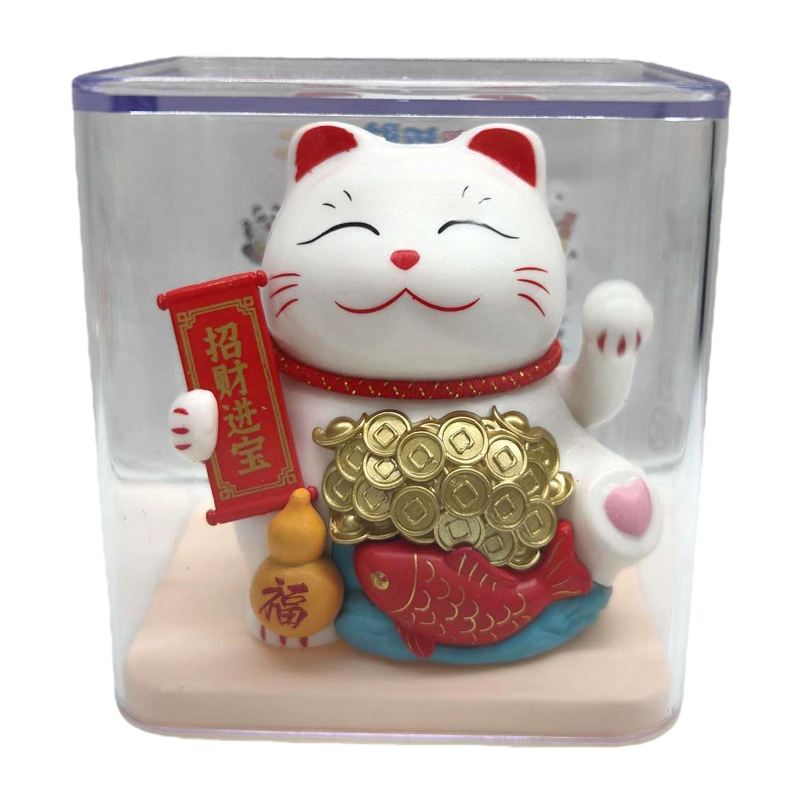 招财猫铜雕摆件办公室书桌招财纳福风水吉祥物 Item Picture