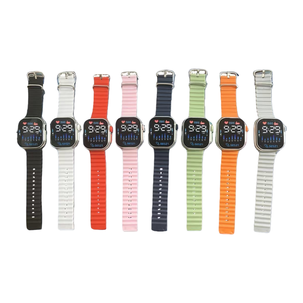 The metal case of the smartwatch has a long battery life of 15 days, GPS positioning and 20 sports modes Item Picture