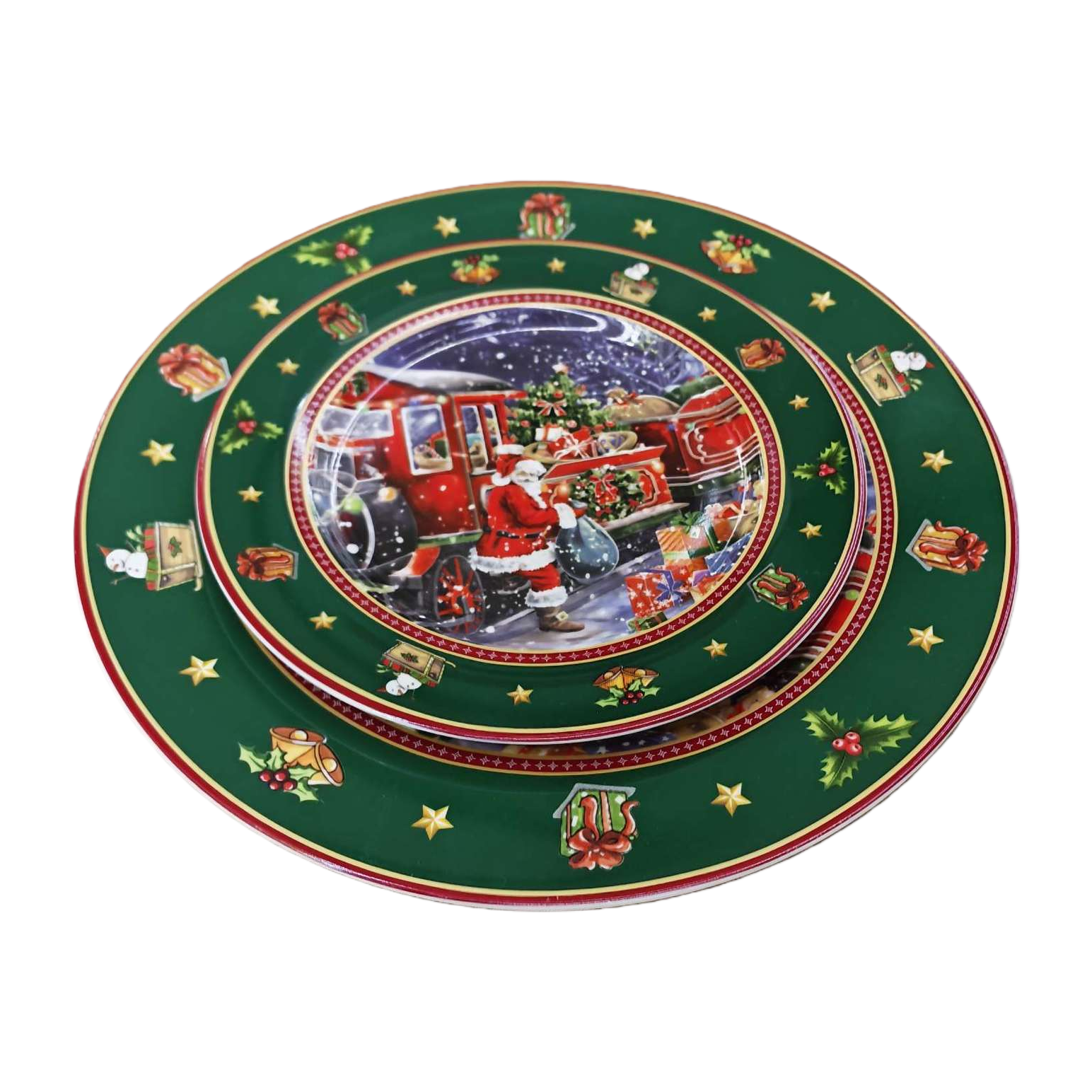 طاولات مهرجانات عيد الميلاد المزخرفة بأدوات لفات Item Picture