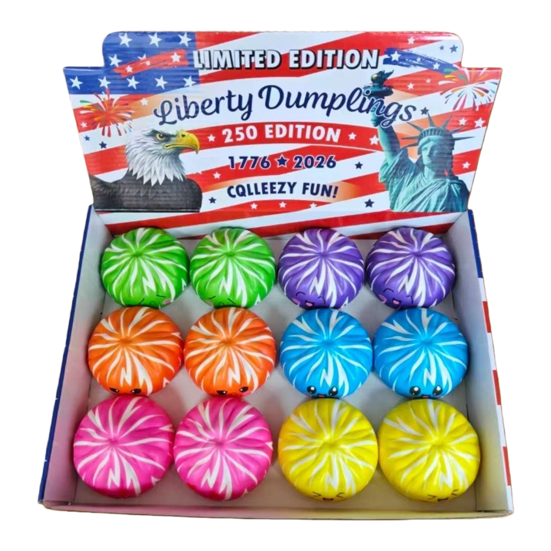 Liberty Dumplings colorful toy set children 's educational soft rubber dumpling model Item Picture