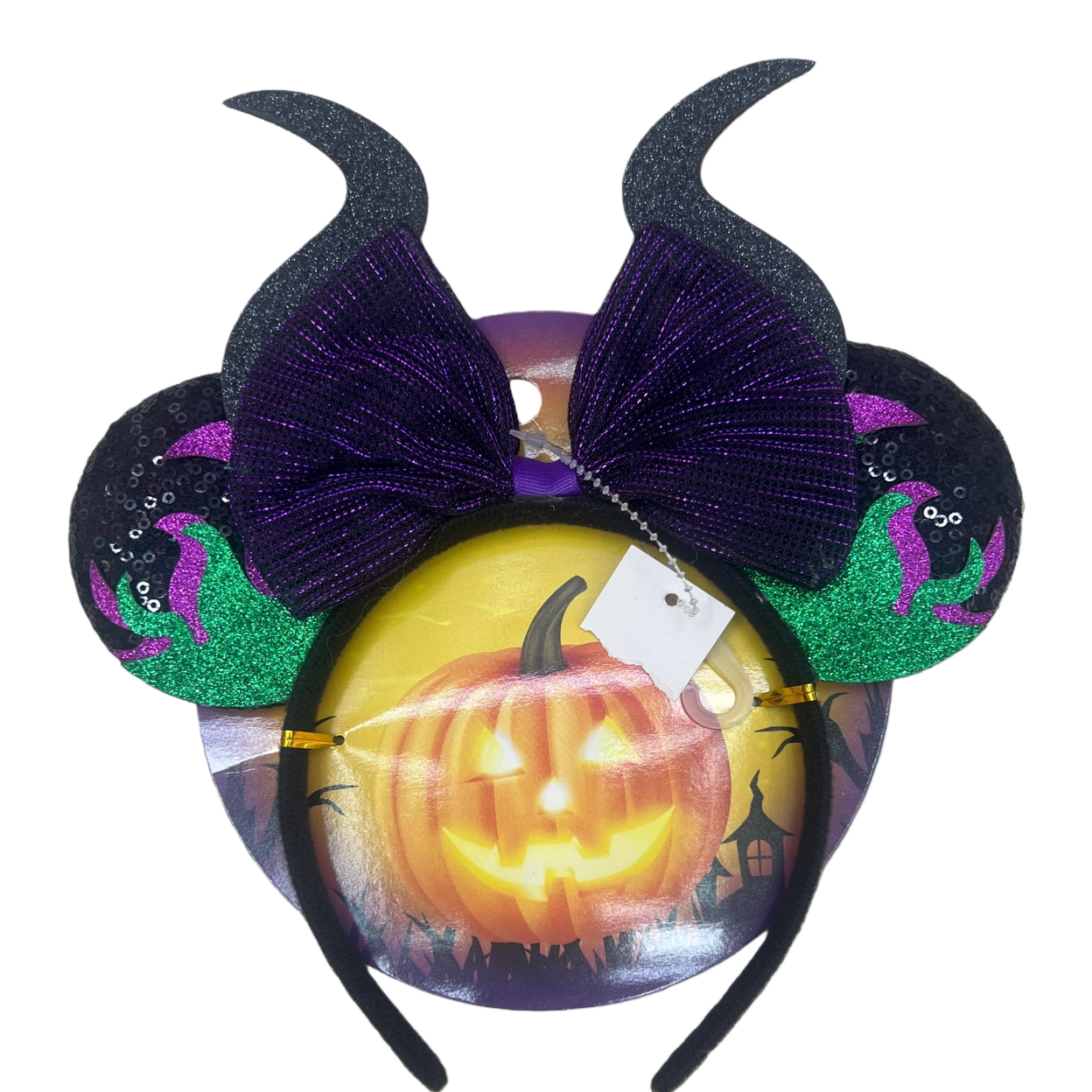 Halloween-themed headband, cartoon pumpkin and bat decoration, girls' adult party headwear Item Picture