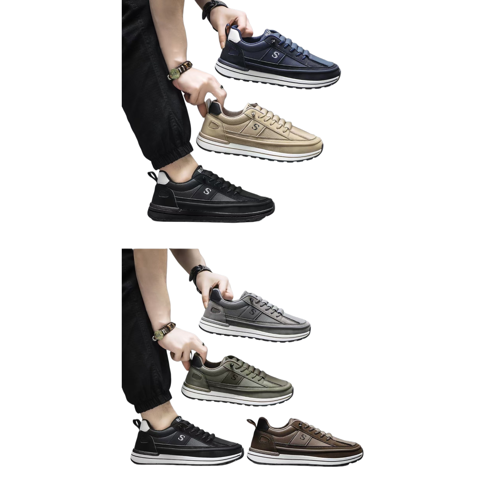Men's lightweight cushioning sports single shoes, summer breathable mesh casual running shoes Application Scenario