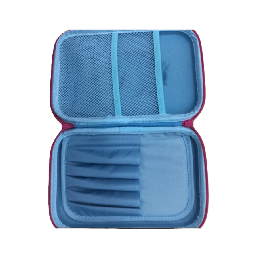 Caja de almacenamiento de plástico azul caja organizadora doméstica de gran capacidad a prueba de polvo con cubierta apilable Item Picture