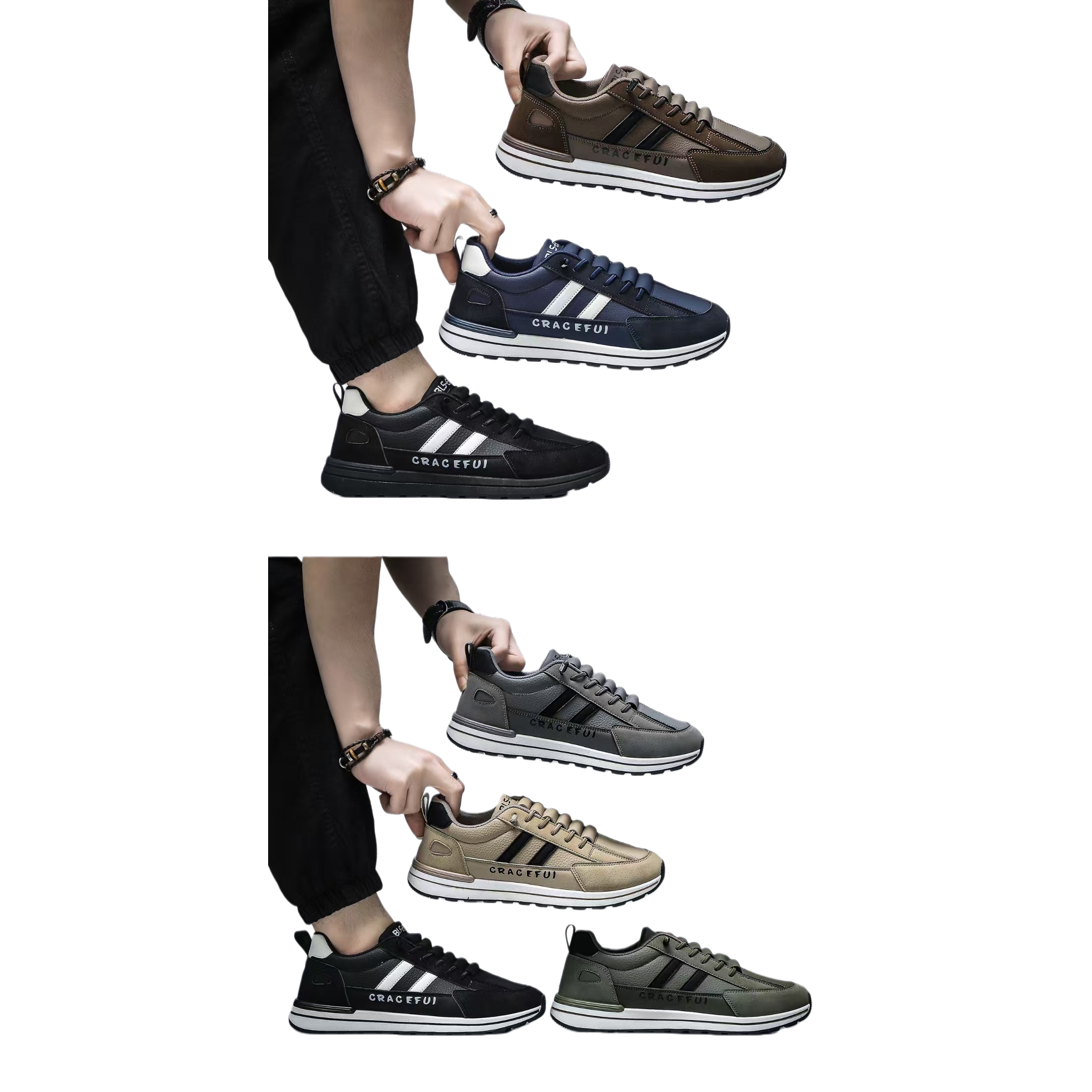 Men's sports single shoes, summer casual running shoes, men's casual sports shoes Application Scenario